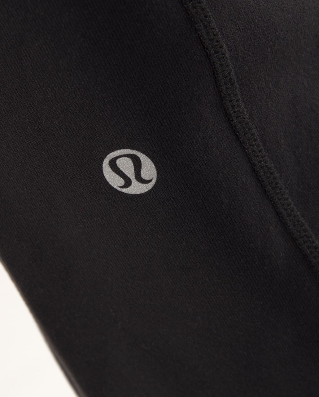 Lululemon Groove Crop - Black /  Silver Manifesto Reflective