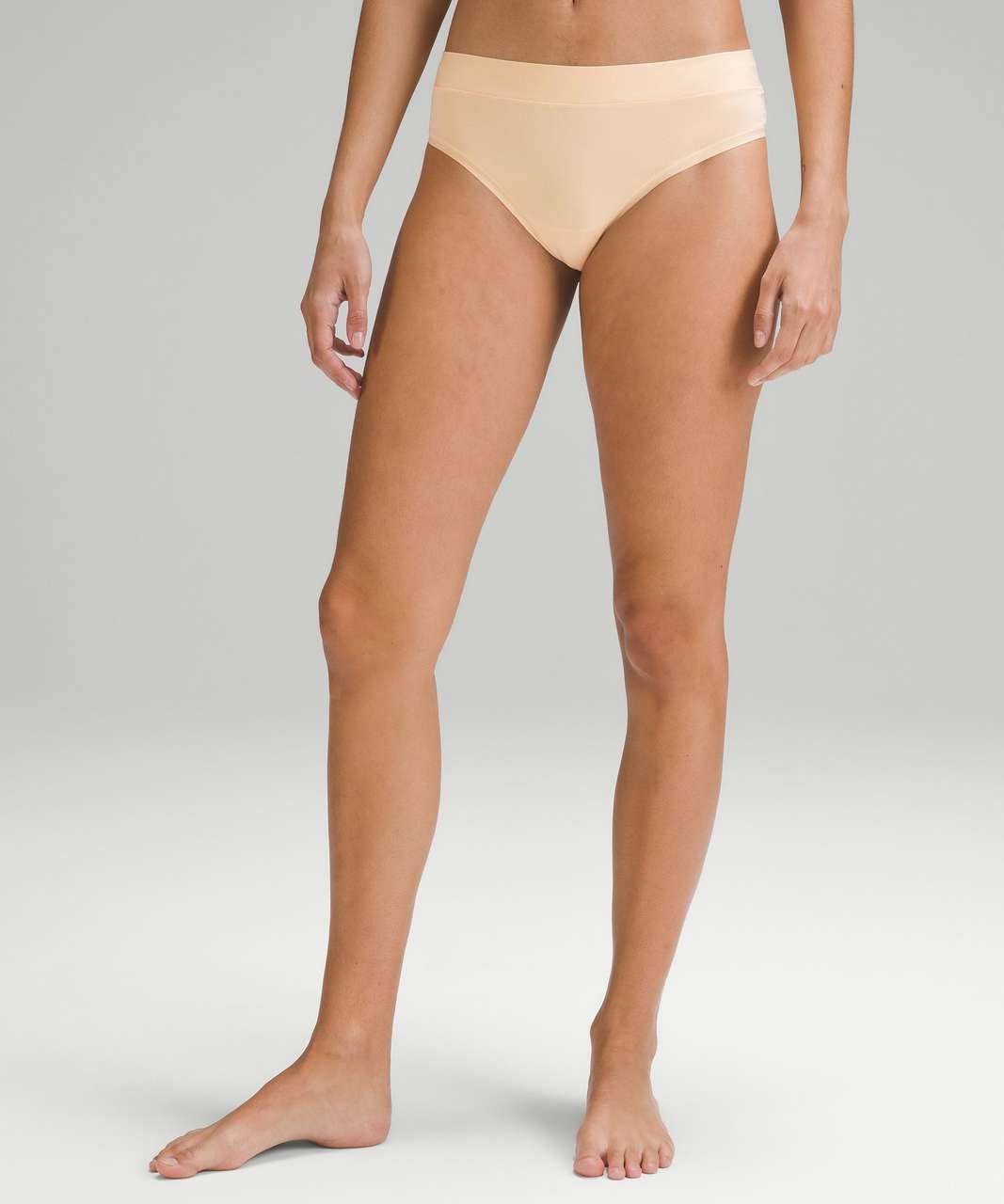 Lululemon Soft Breathable Thong NWT L XL Nude Color MYSH Mula Bandhawear