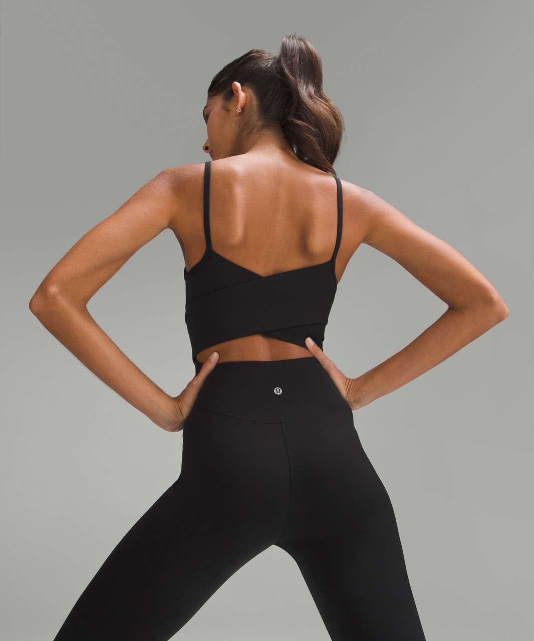 Lululemon Cross-Back Nulu Yoga Bodysuit 25" - Black