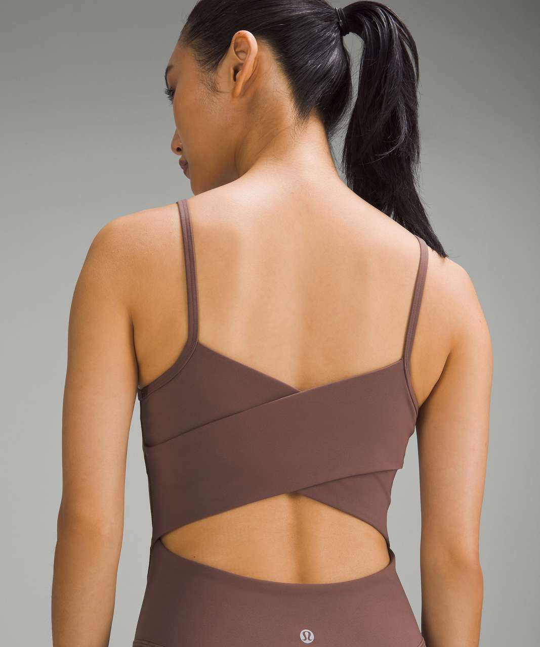 Lululemon Cross-Back Nulu Yoga Bodysuit 25 - Dark Lavender - lulu