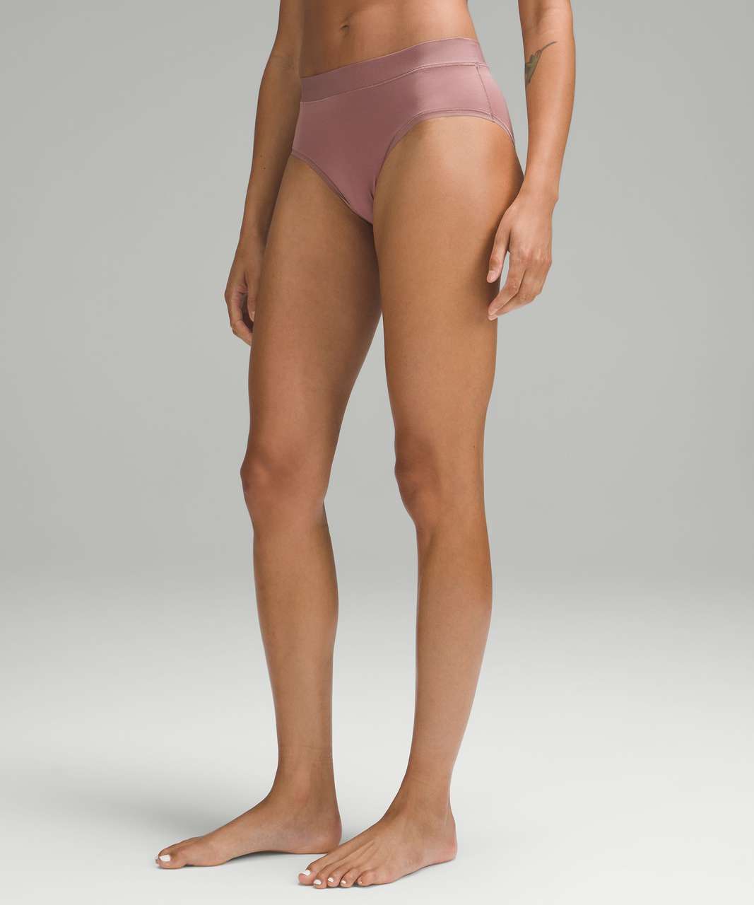 Lululemon Invisiwear High-rise Bikini Underwear - Twilight Rose