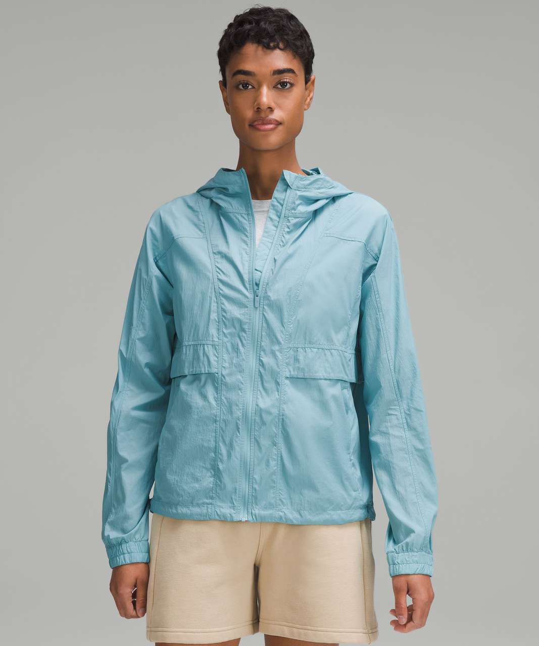 Lululemon Hooded Define Jacket Nulu Size 8 Tidewater Teal TIDT 56199.