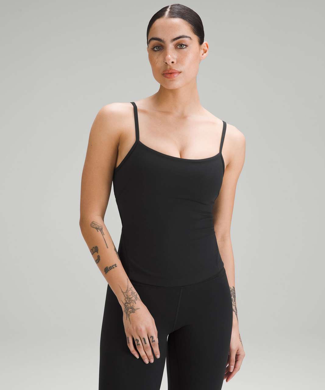 Lululemon Black Nulu Cross-Back Yoga Bodysuit - ShopStyle Tops