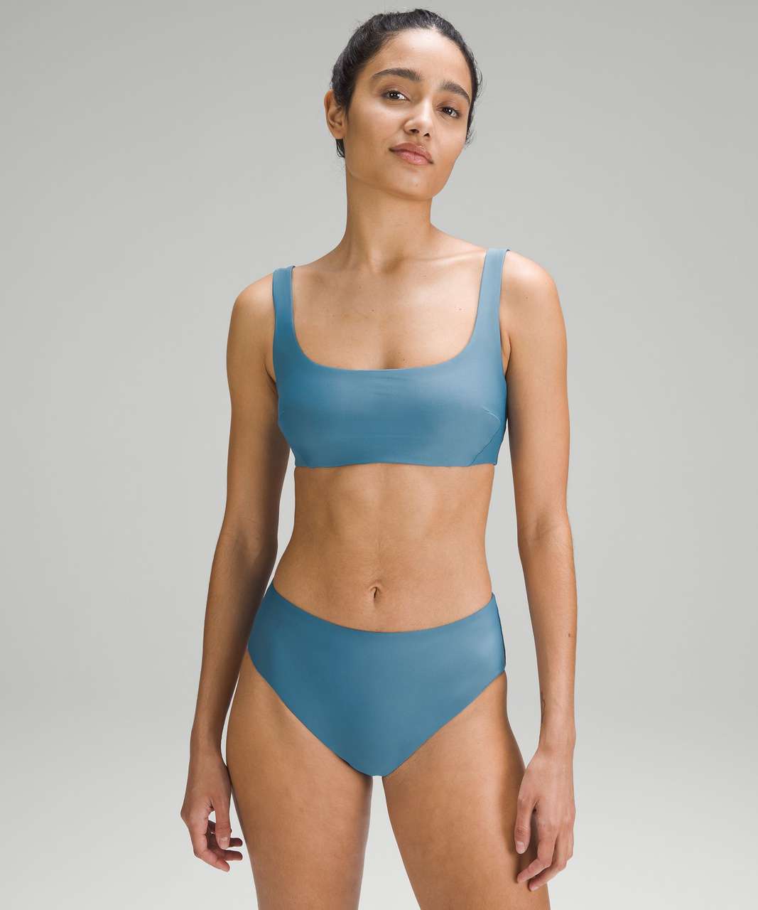 Lululemon Waterside Pull-On Swim Top B/C Cup - Soft Denim