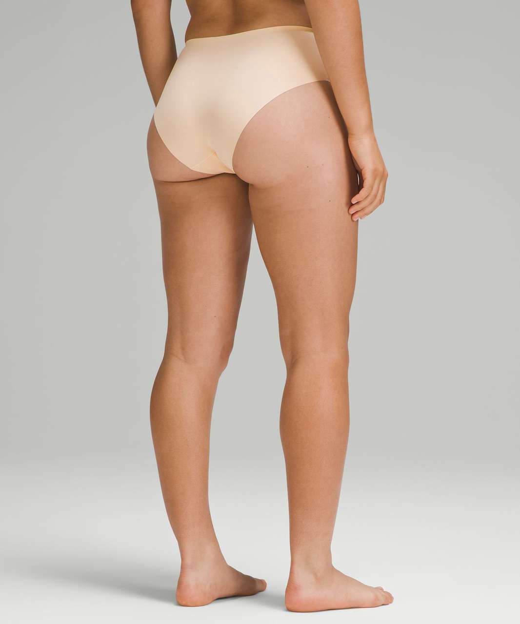 Lululemon InvisiWear High-Rise Bikini Underwear - Pale Linen - lulu fanatics