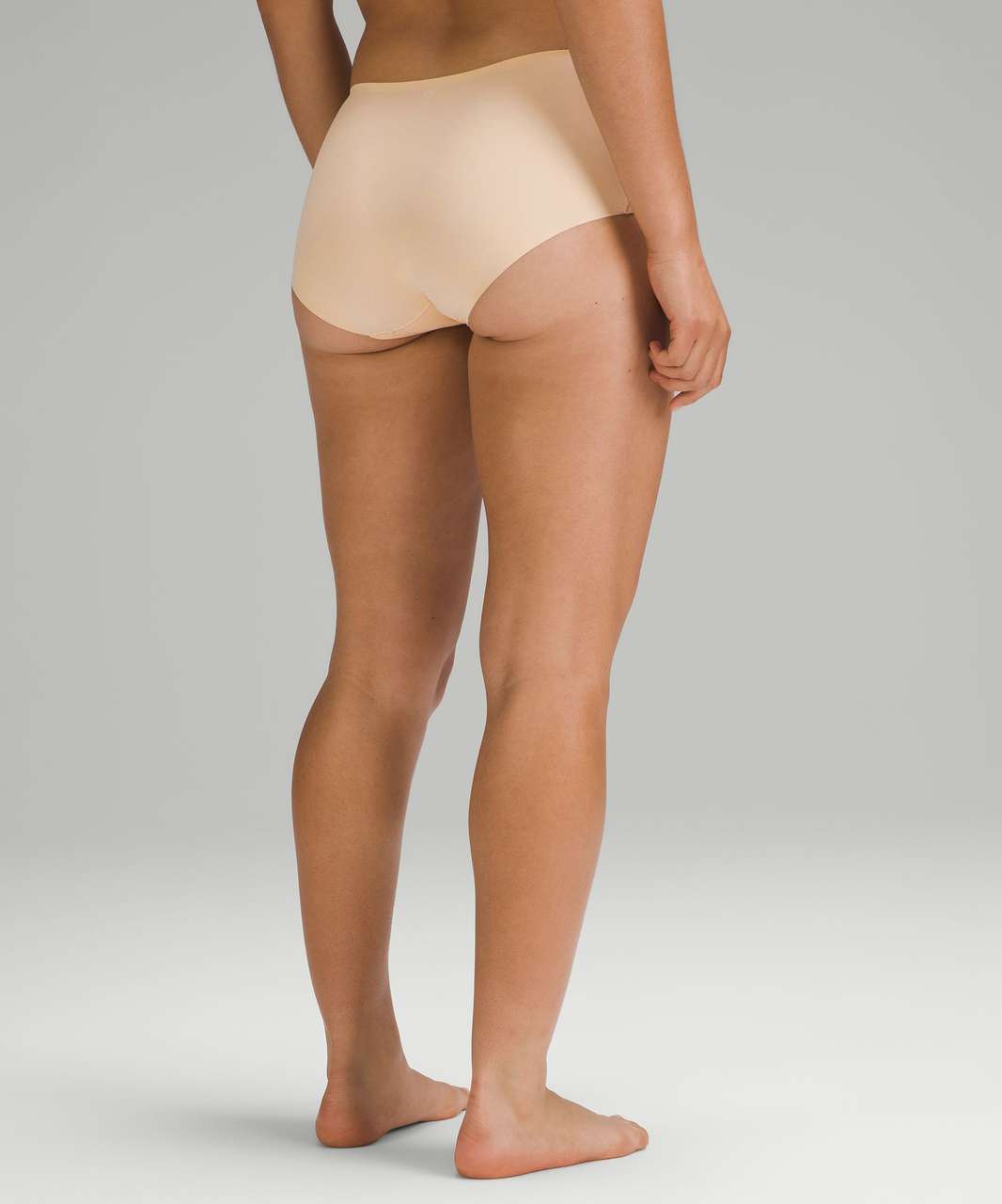 Lululemon InvisiWear Mid-Rise Thong Underwear - Pale Linen - lulu fanatics