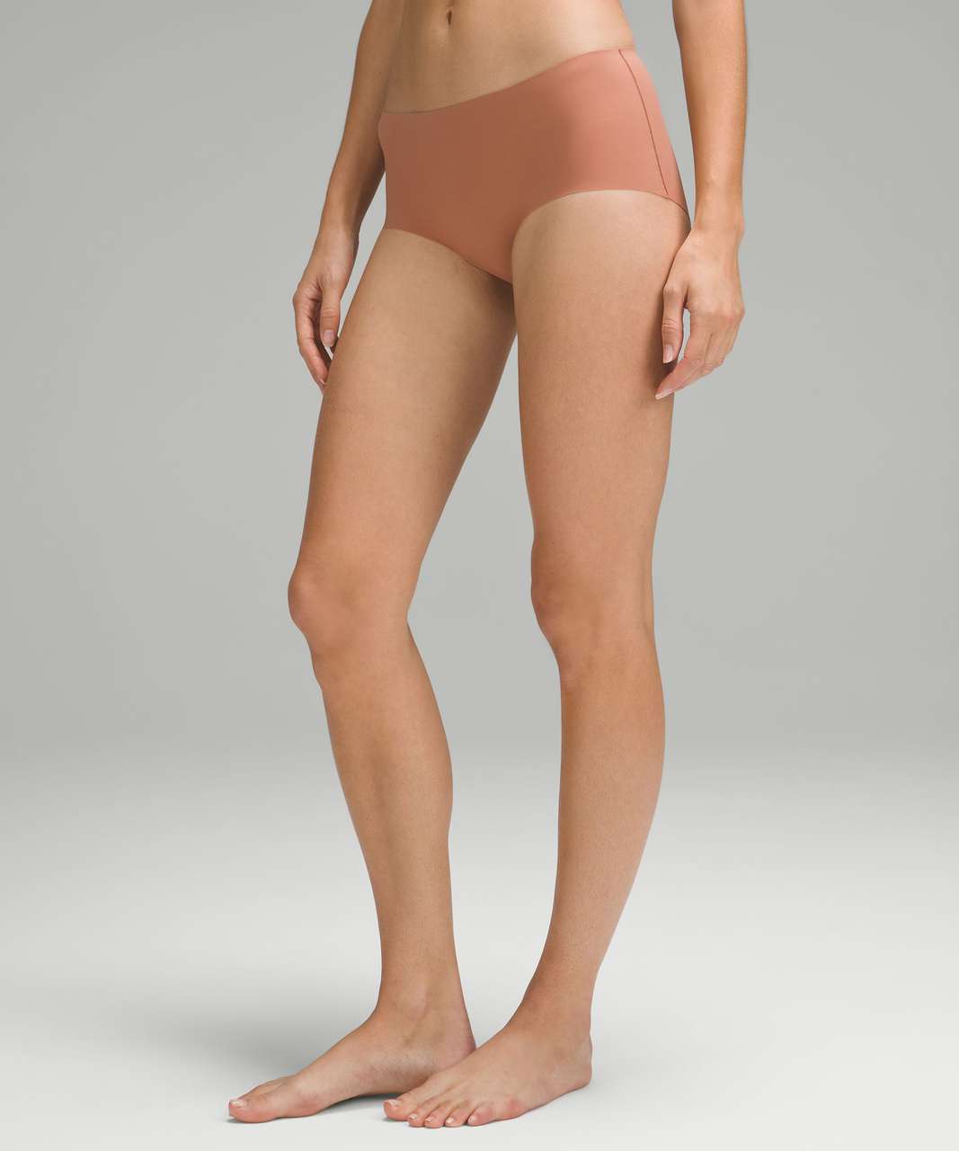 Lululemon InvisiWear Mid-Rise Boyshort Underwear - Dusty Clay - lulu  fanatics