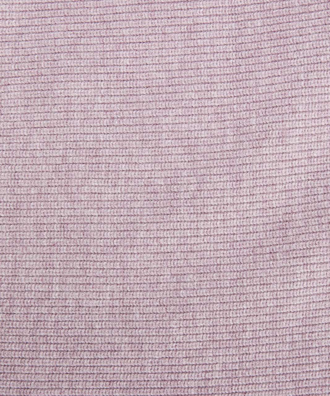 Lululemon Boxy Cotton-Blend Knit Wrap - Heathered Twilight Rose