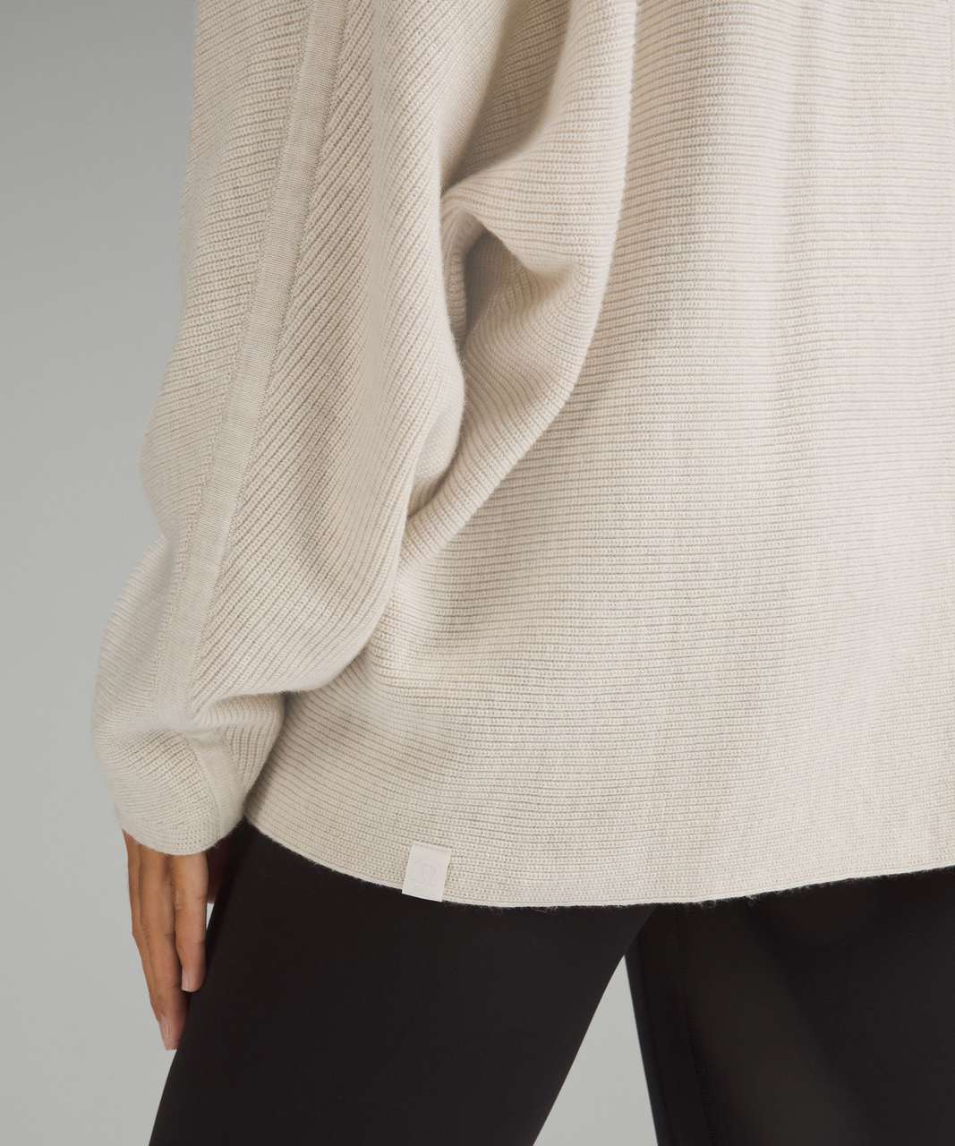 Lululemon Boxy Cotton-Blend Knit Wrap - Heathered Twilight Rose - lulu  fanatics