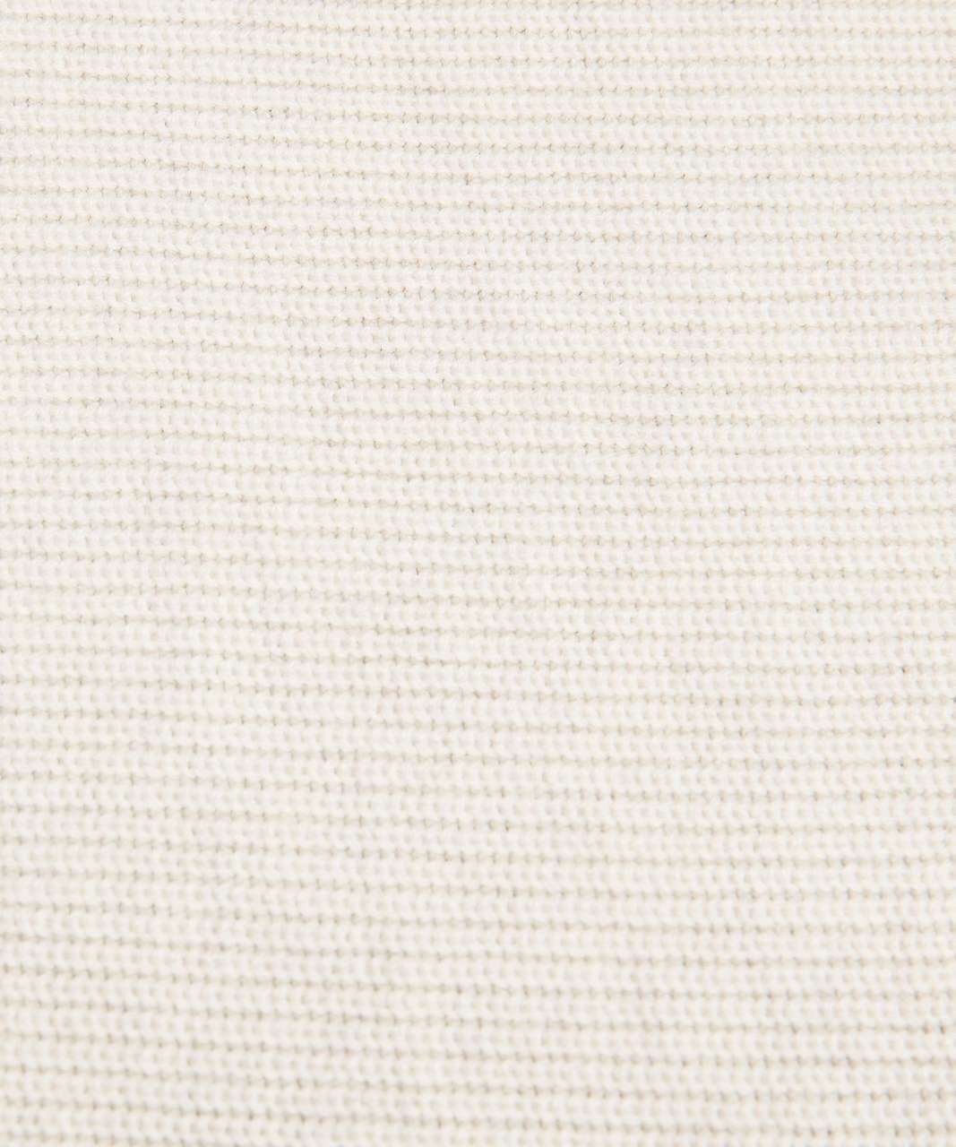 Lululemon Boxy Cotton-Blend Knit Wrap - Heathered Bone