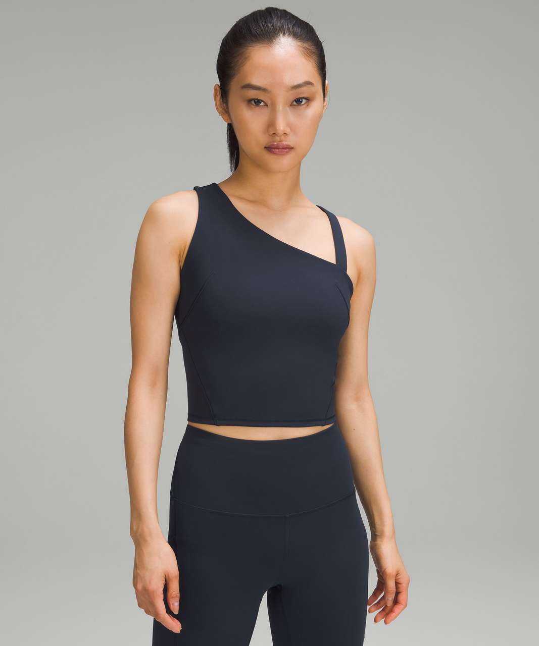 Lululemon Ribbed Nulu High-Neck Yoga Bra *Light Support, B/C Cup - Java -  lulu fanatics