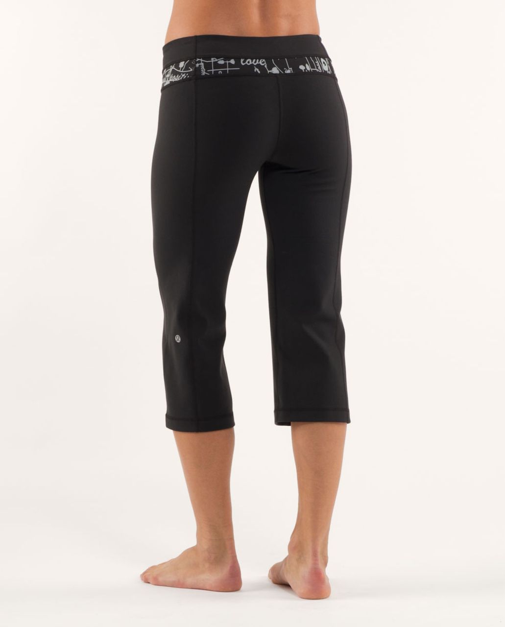 Lululemon Black High Rise Flare Cropped Leggings - Size 6