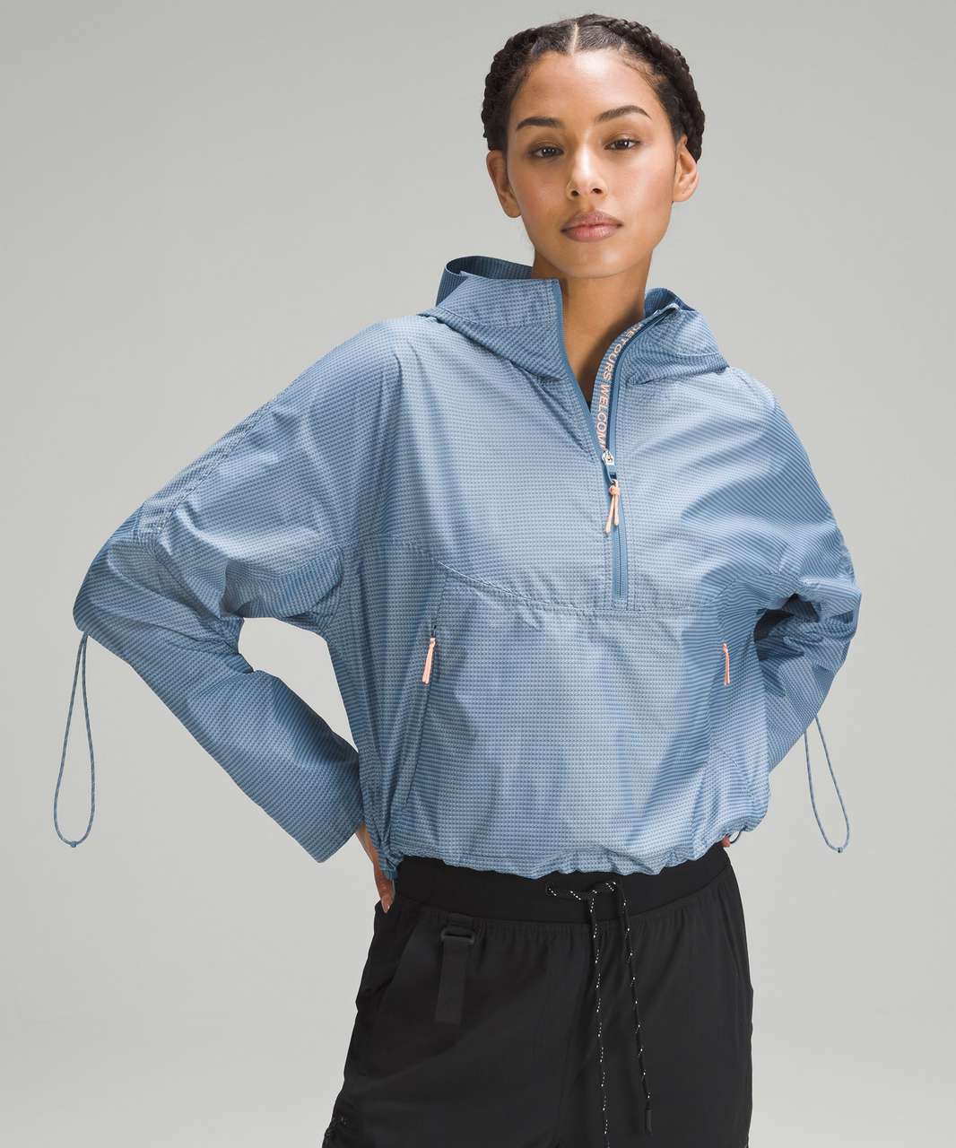 Lululemon Cinch-Back Half-Zip Hiking Pullover - Utility Blue