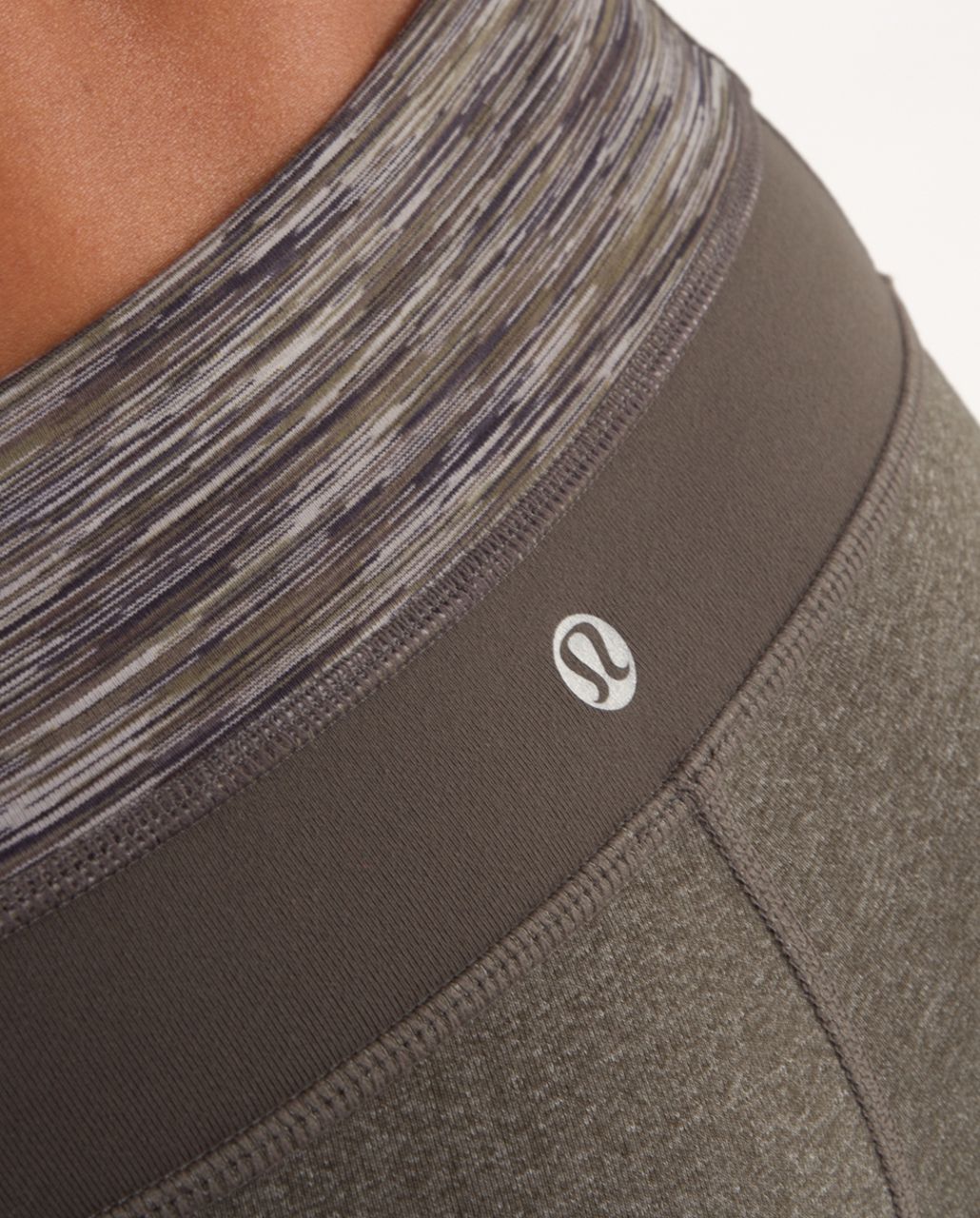 Lululemon Groove Crop - Heathered Wren /  Wren Space Dye /  Wren