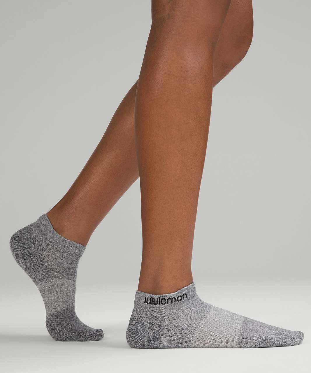 Lululemon Womens Daily Stride Comfort Ankle Sock *3 Pack - Heather Grey
