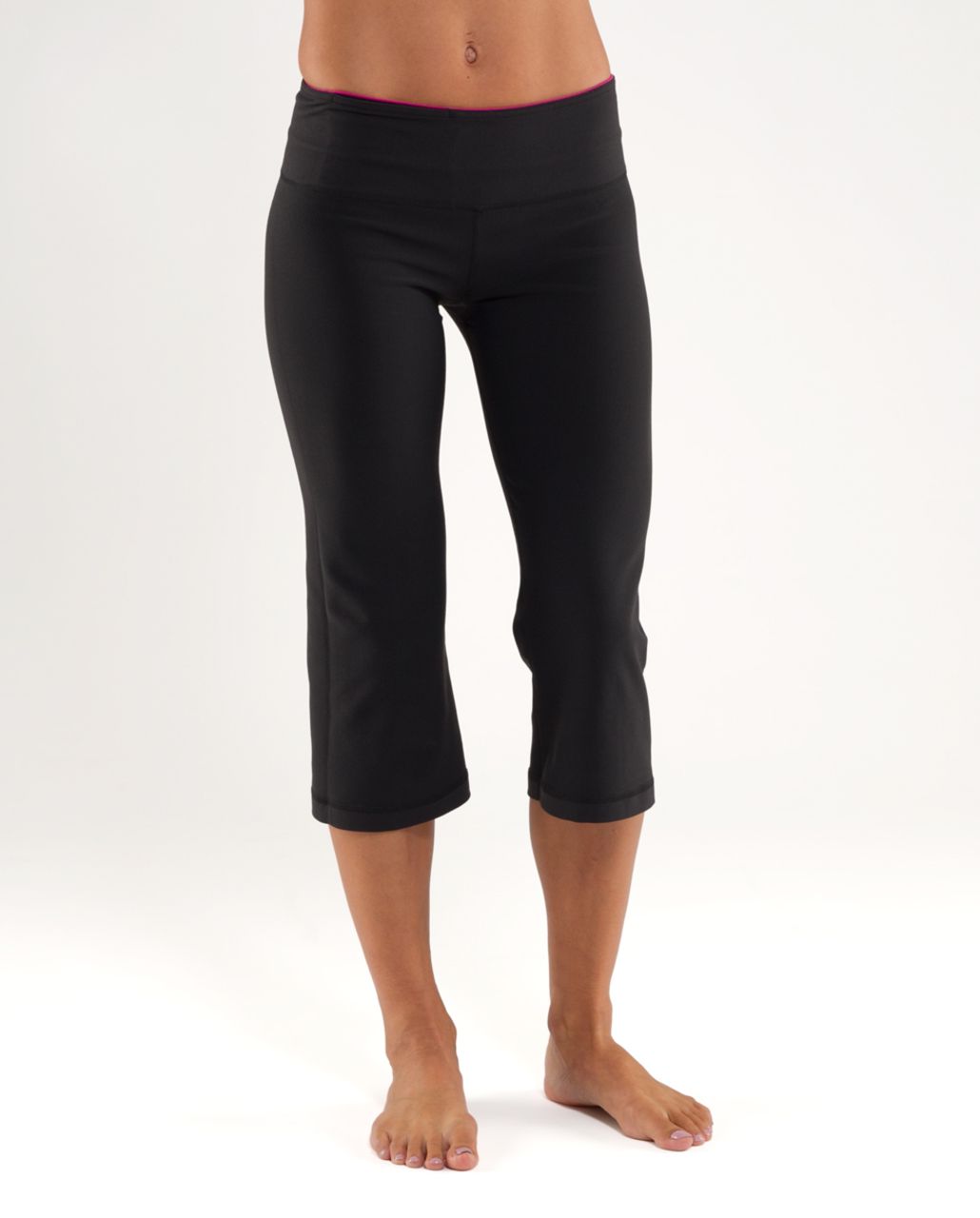 Lululemon Groove Crop - Black /  Raspberry /  Dew Berry Space Dye