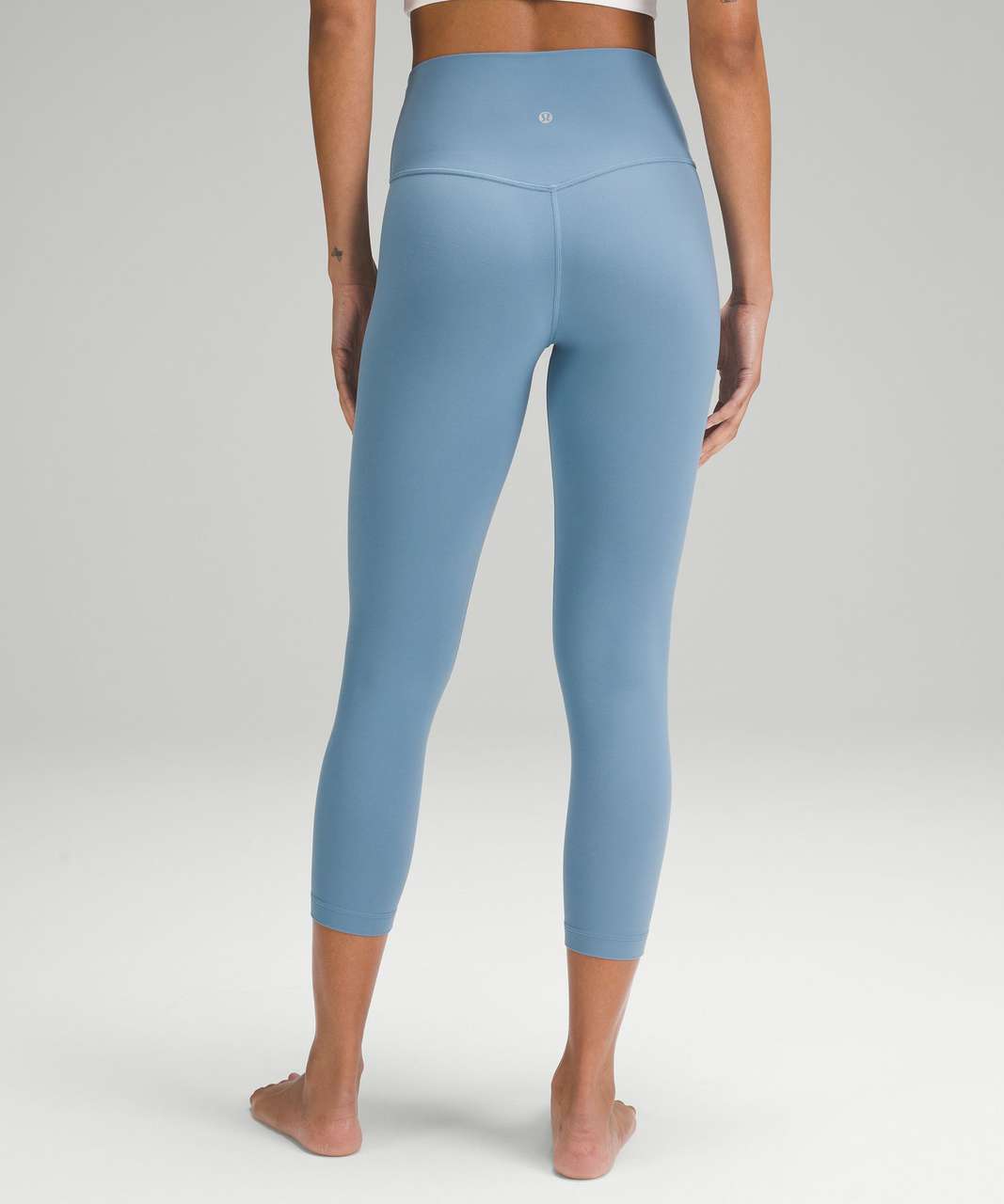 lululemon ALIGN™ HIGH-RISE CROP 58CM - Leggings - utility blue/blue -  Zalando.de