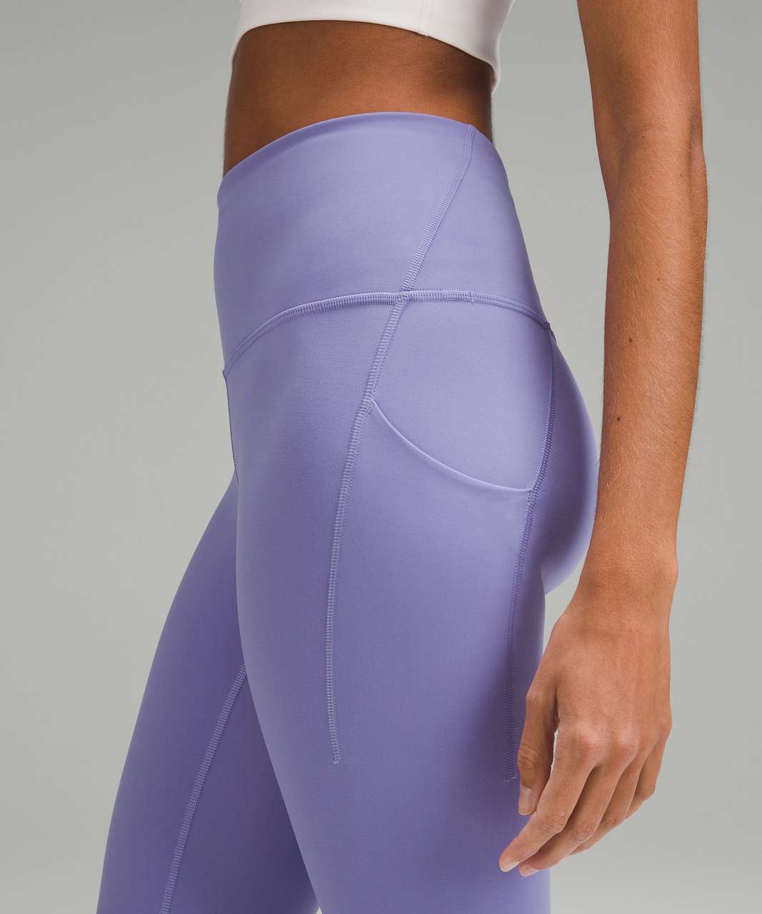 Lululemon Wunder Train High-Rise Tight with Pockets 25 - Dark Lavender -  lulu fanatics