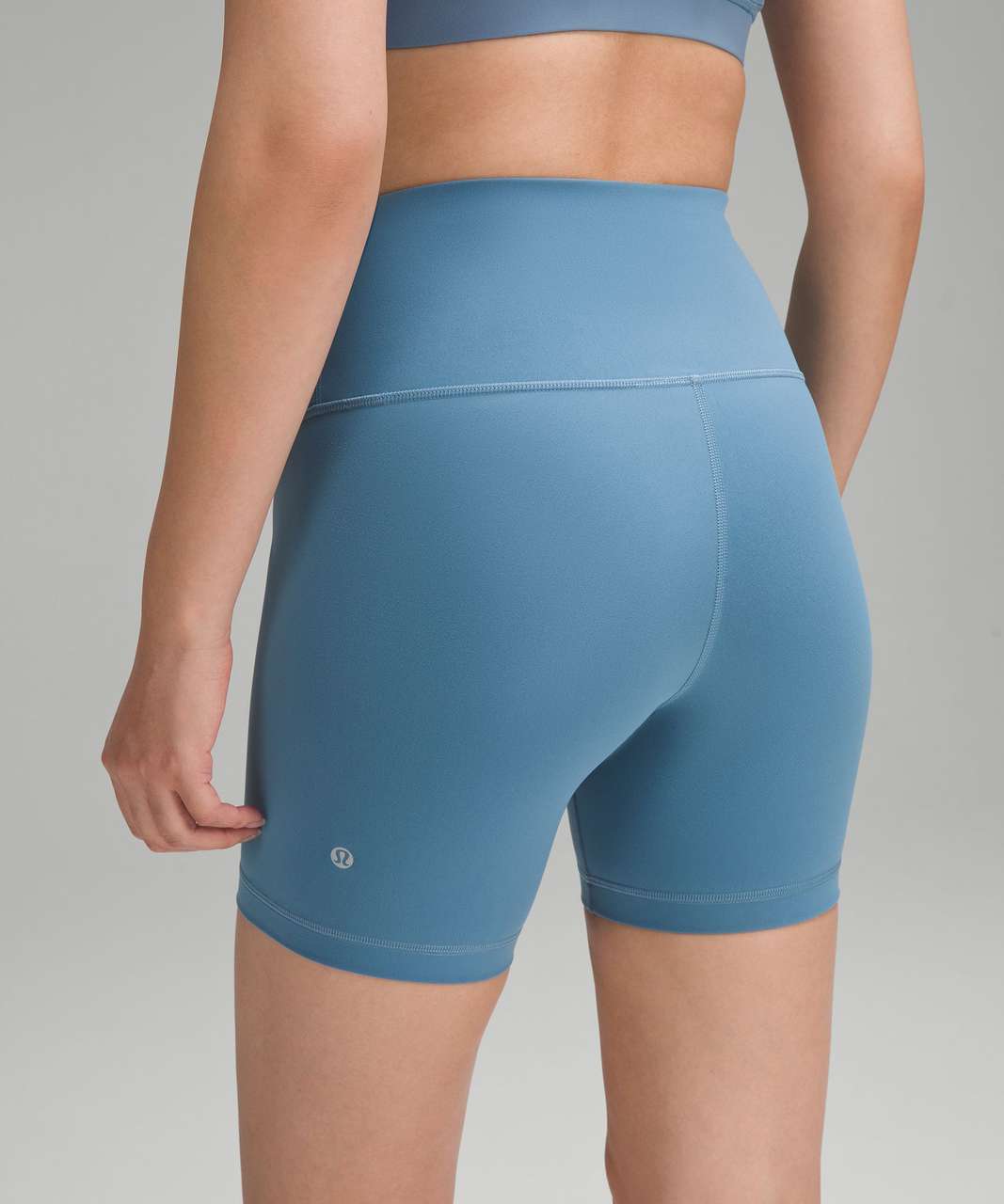 Lululemon Wunder Train High-Rise Short 6" - Utility Blue