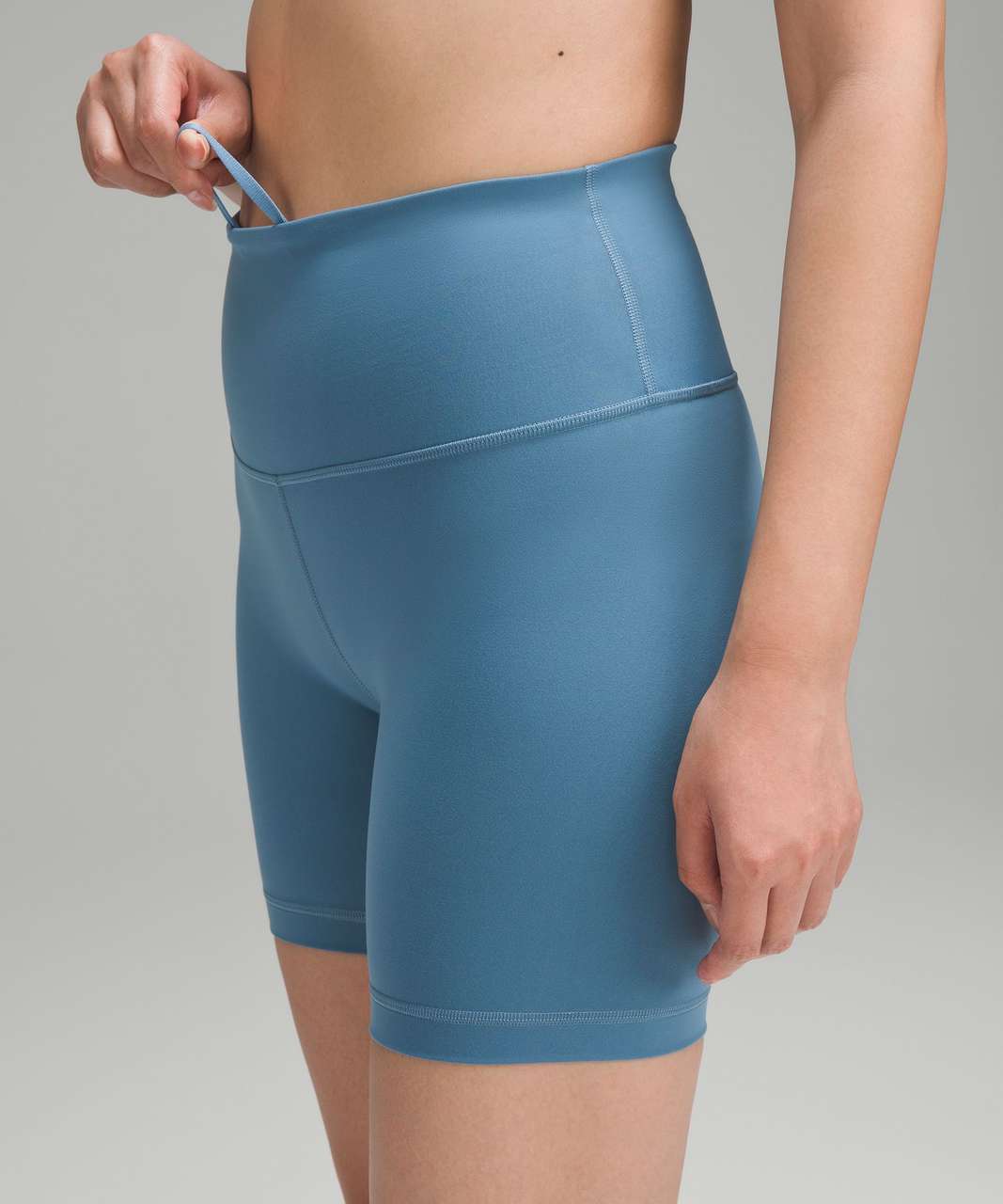 Lululemon Wunder Train High-Rise Short 6" - Utility Blue