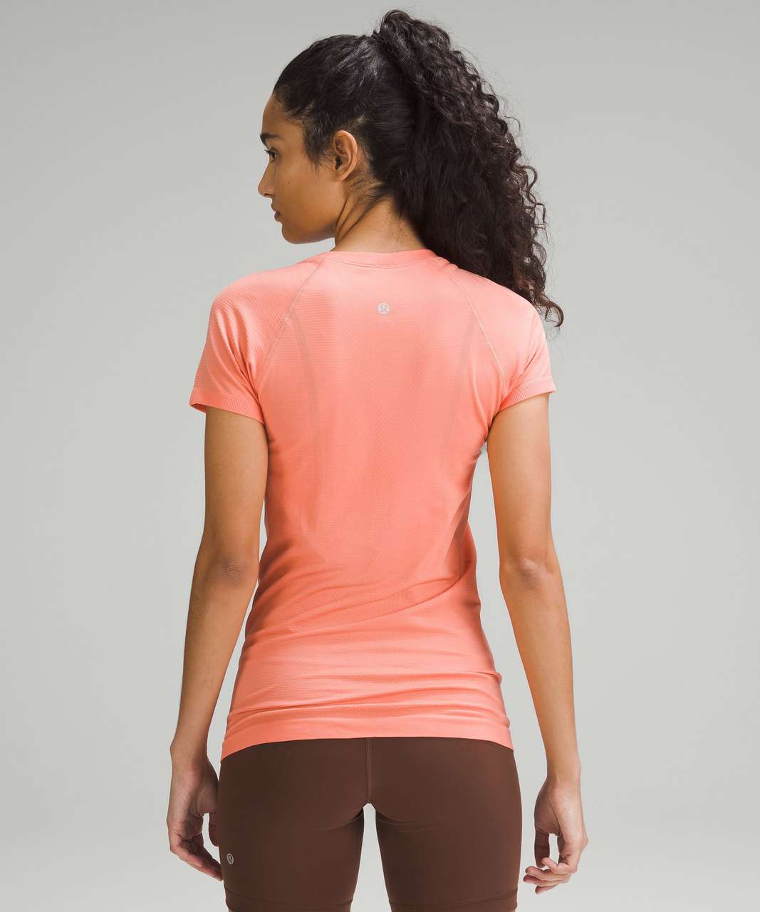 Lululemon Swiftly Tech Short Sleeve Shirt 2.0 - Sunny Coral / Sunny Coral