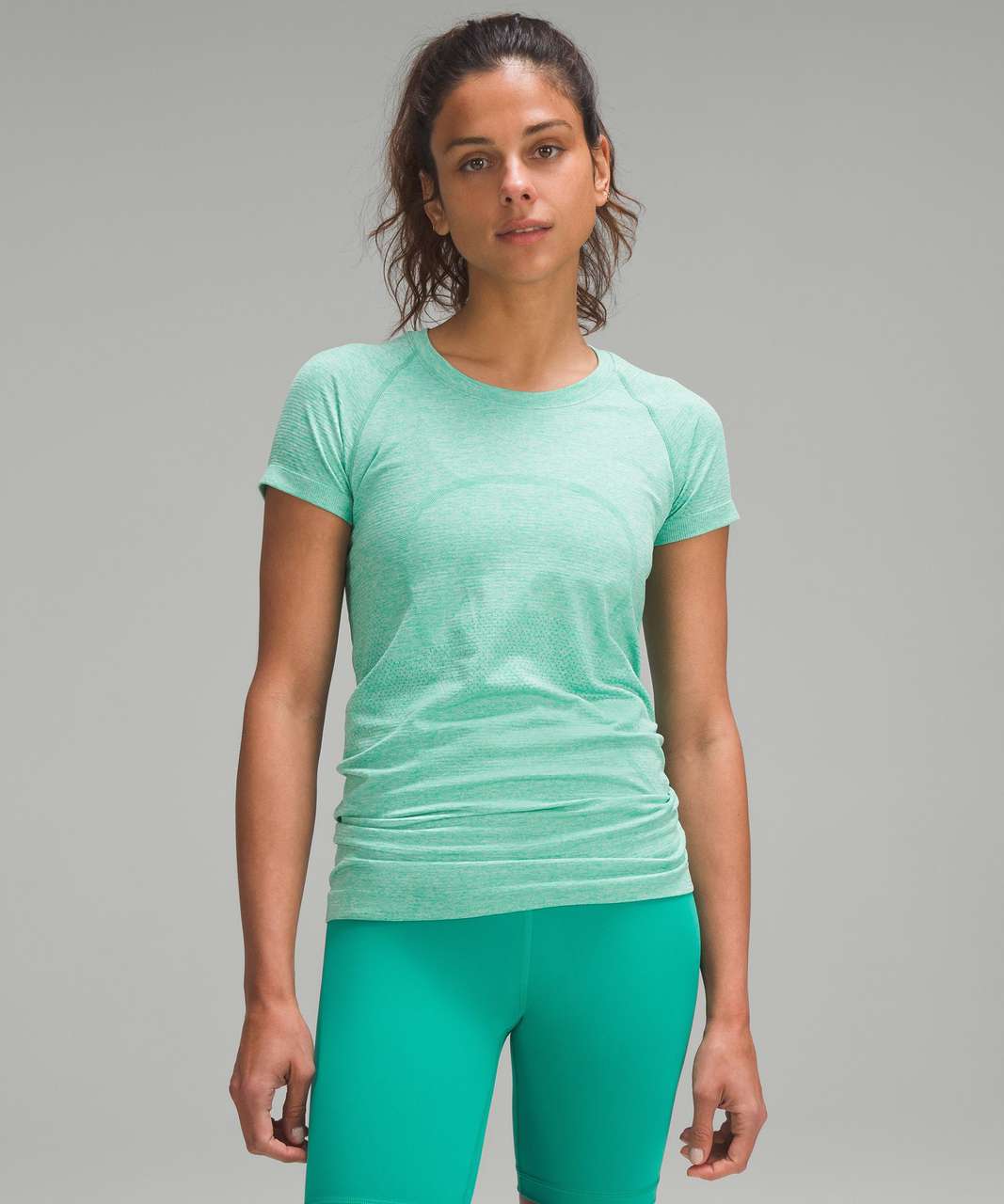 NEW Women Lululemon Swiftly Tech Short Sleeve 2.0 Rainforest Green