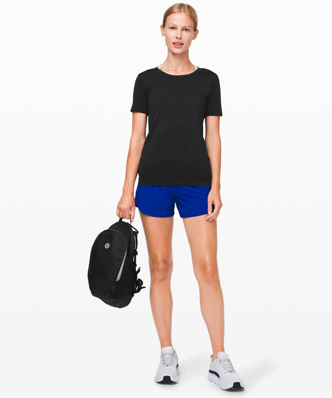 Lululemon Swiftly Relaxed-Fit Short Sleeve T-Shirt - Black / Black - lulu  fanatics