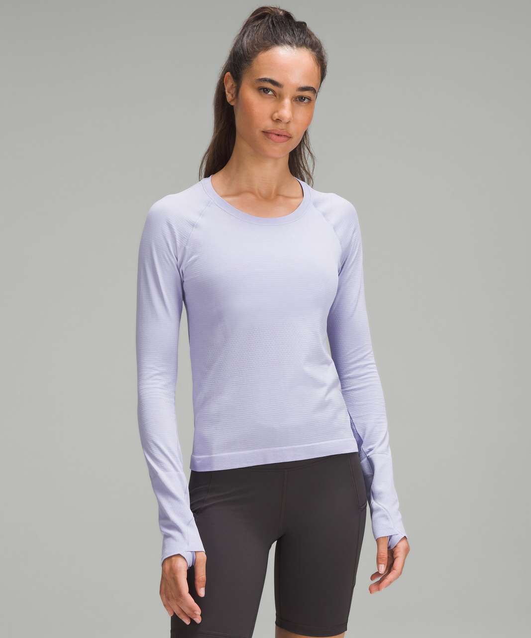 Lululemon Swiftly Tech Long-Sleeve Shirt 2.0 *Race Length - Lilac Smoke / Lilac Smoke
