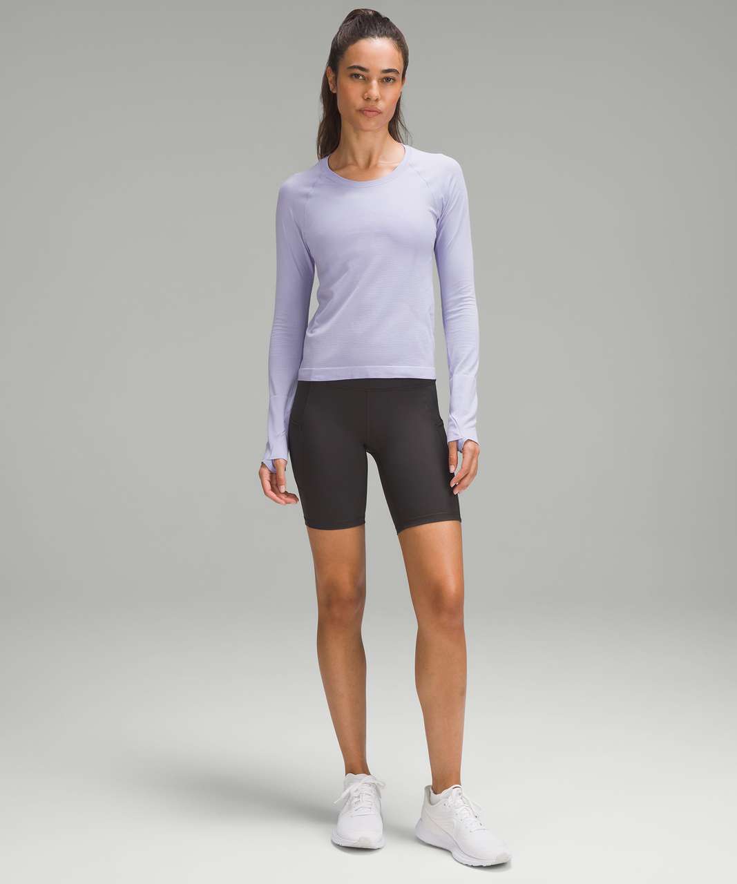 Lululemon Swiftly Tech Long-Sleeve Shirt 2.0 *Race Length - Lilac Smoke / Lilac Smoke