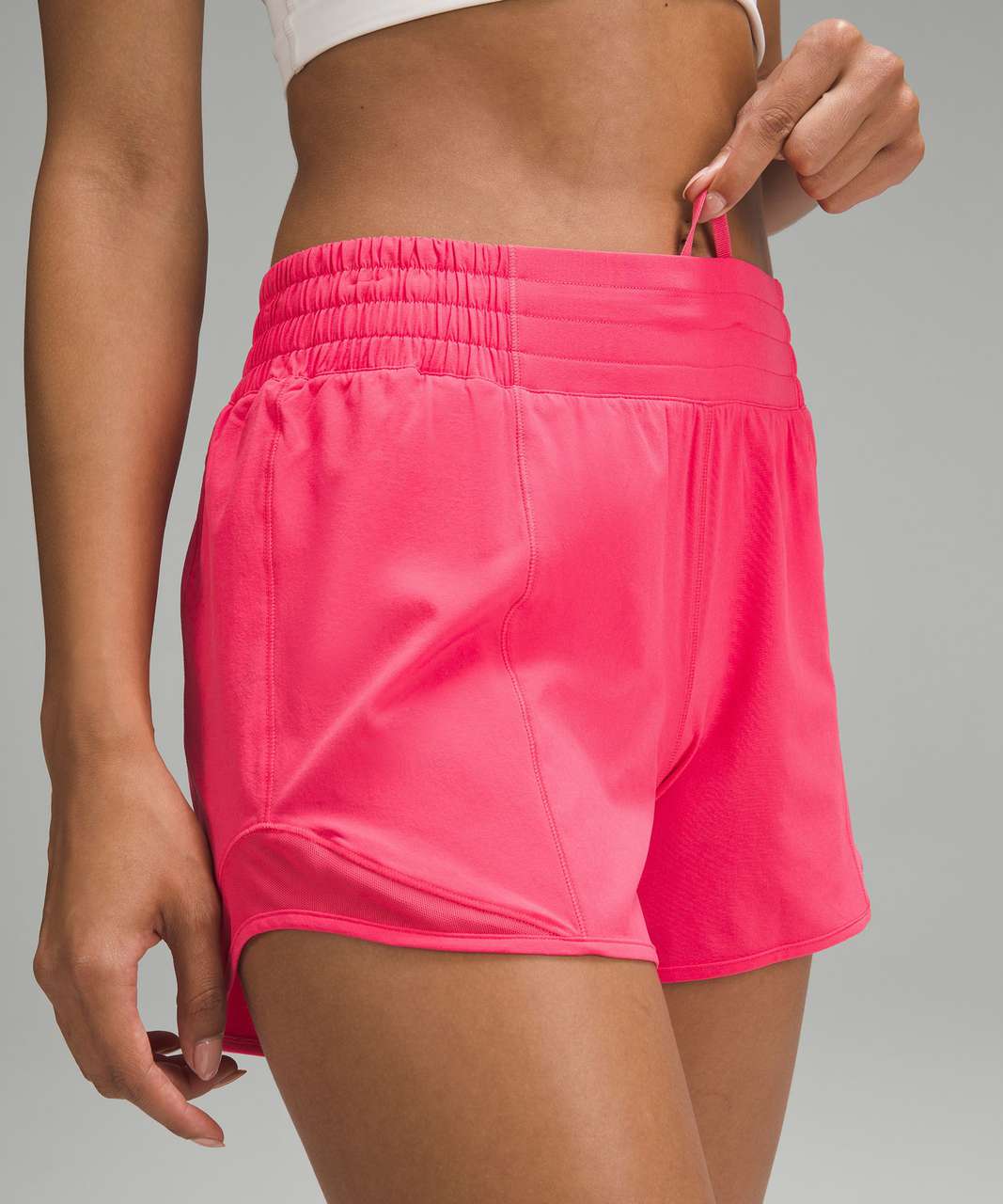 Lululemon Hotty Hot High-Rise Lined Short 4" - Lip Gloss