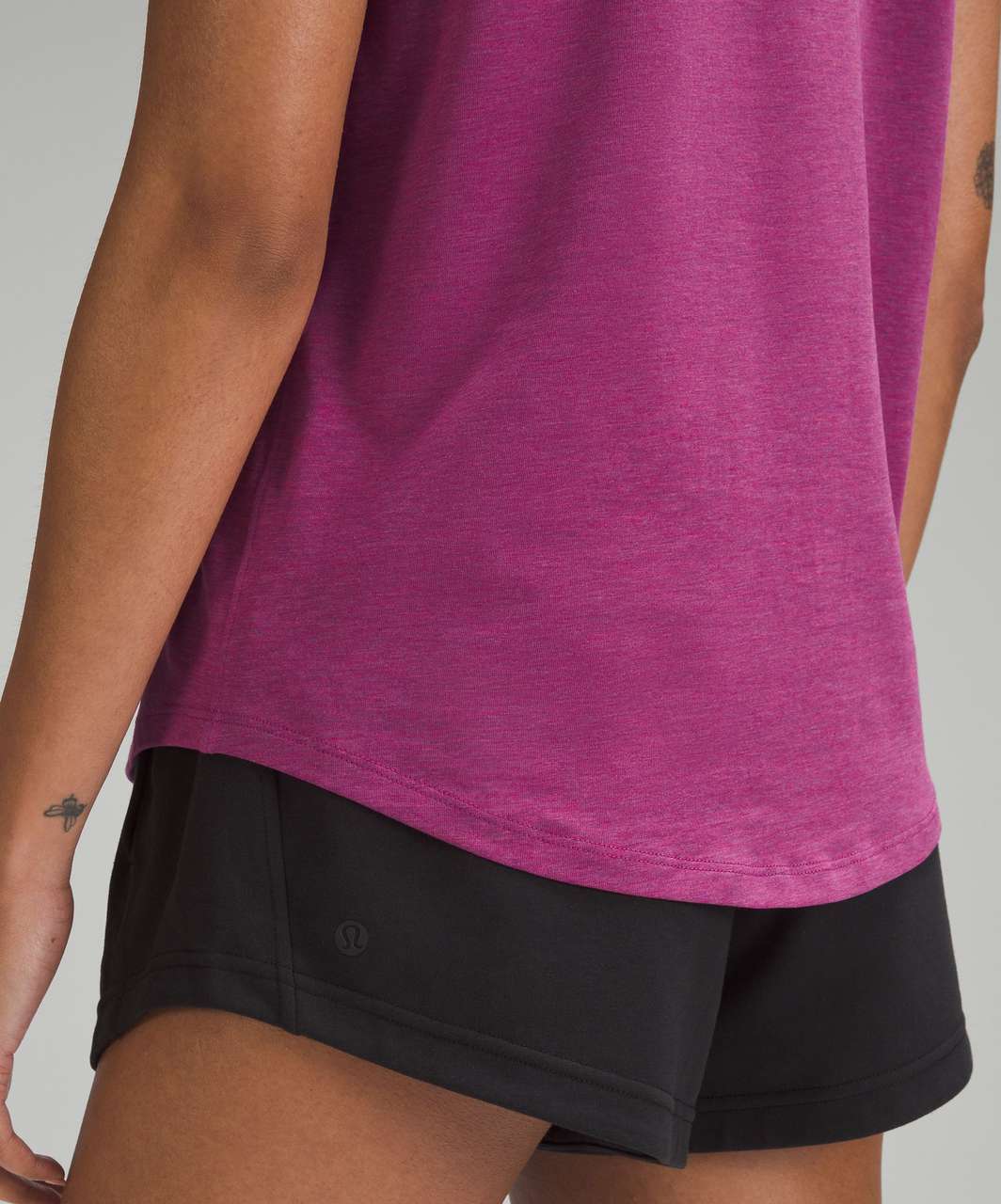 Lululemon Love Crewneck T-Shirt - Heathered Magenta Purple