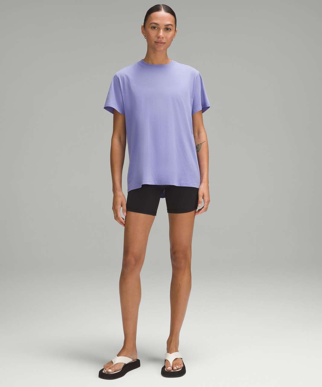 Lululemon All Yours Cotton T-Shirt - Dark Lavender