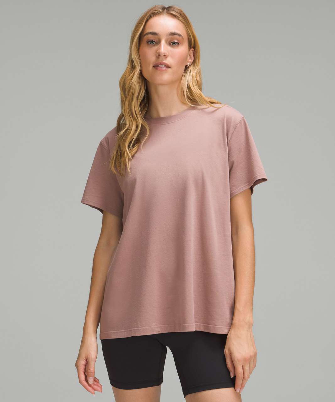 Lululemon All Yours Cotton T-Shirt - Twilight Rose - lulu fanatics