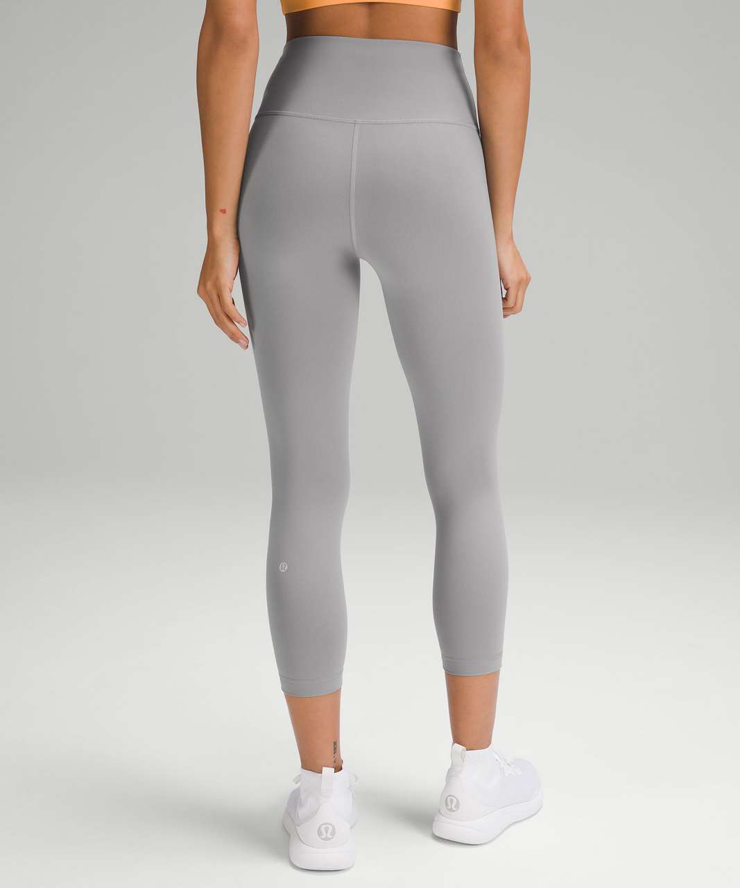 Lululemon Stretch High Rise Crop 23 - Rhino Grey - lulu fanatics