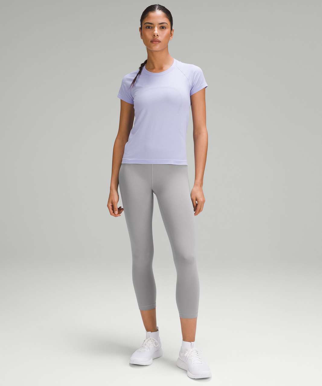 Lululemon Wunder Train High-Rise Crop 23" - Rhino Grey