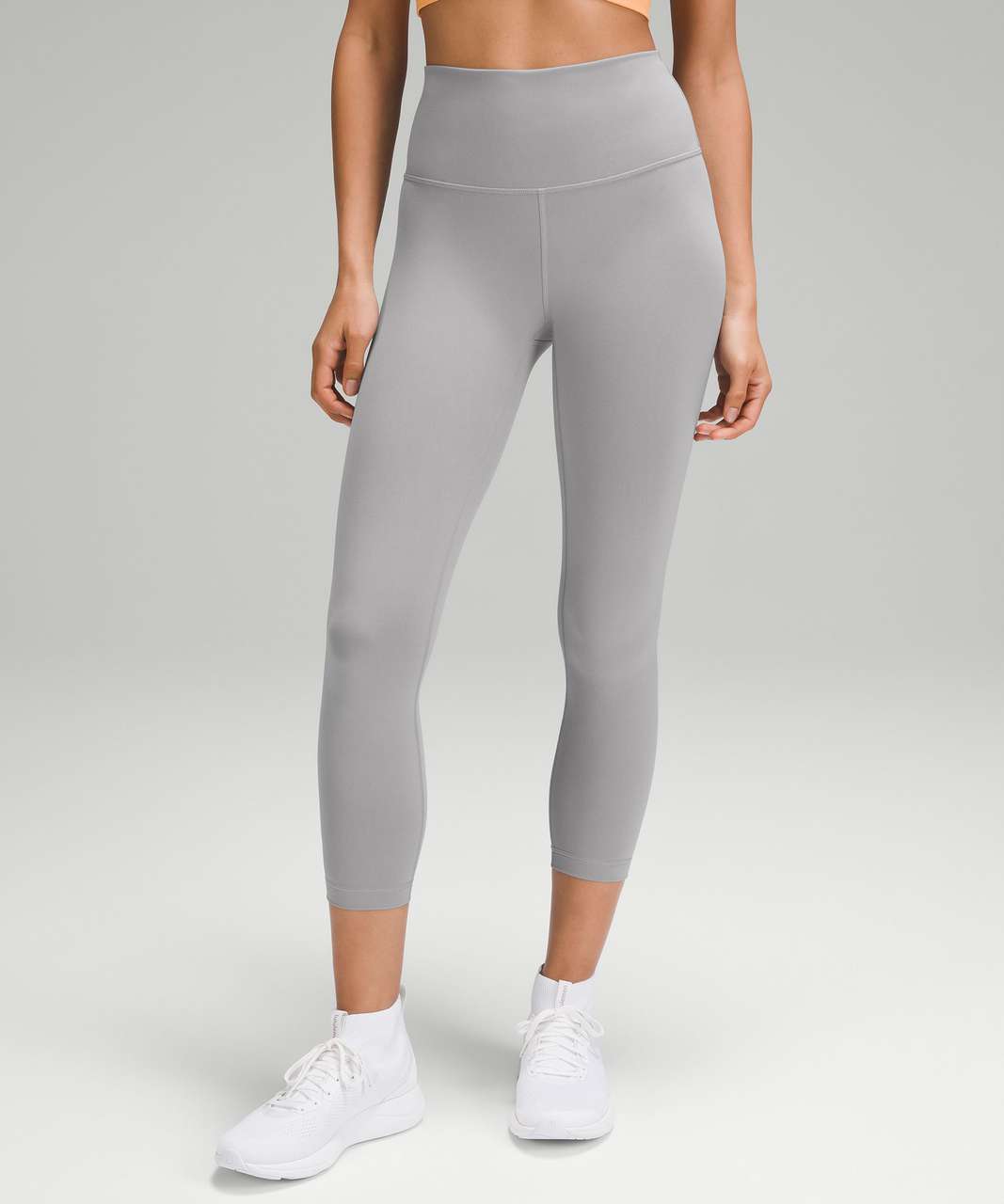 Lululemon Wunder Train High-Rise Crop 23 - Graphite Grey - lulu