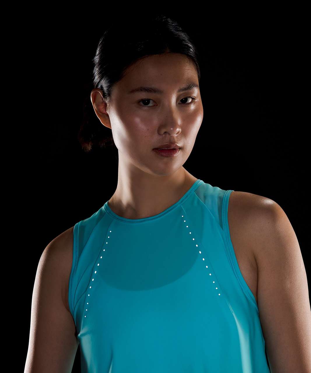 Lululemon Sculpt Cropped Tank Top - Cyan Blue