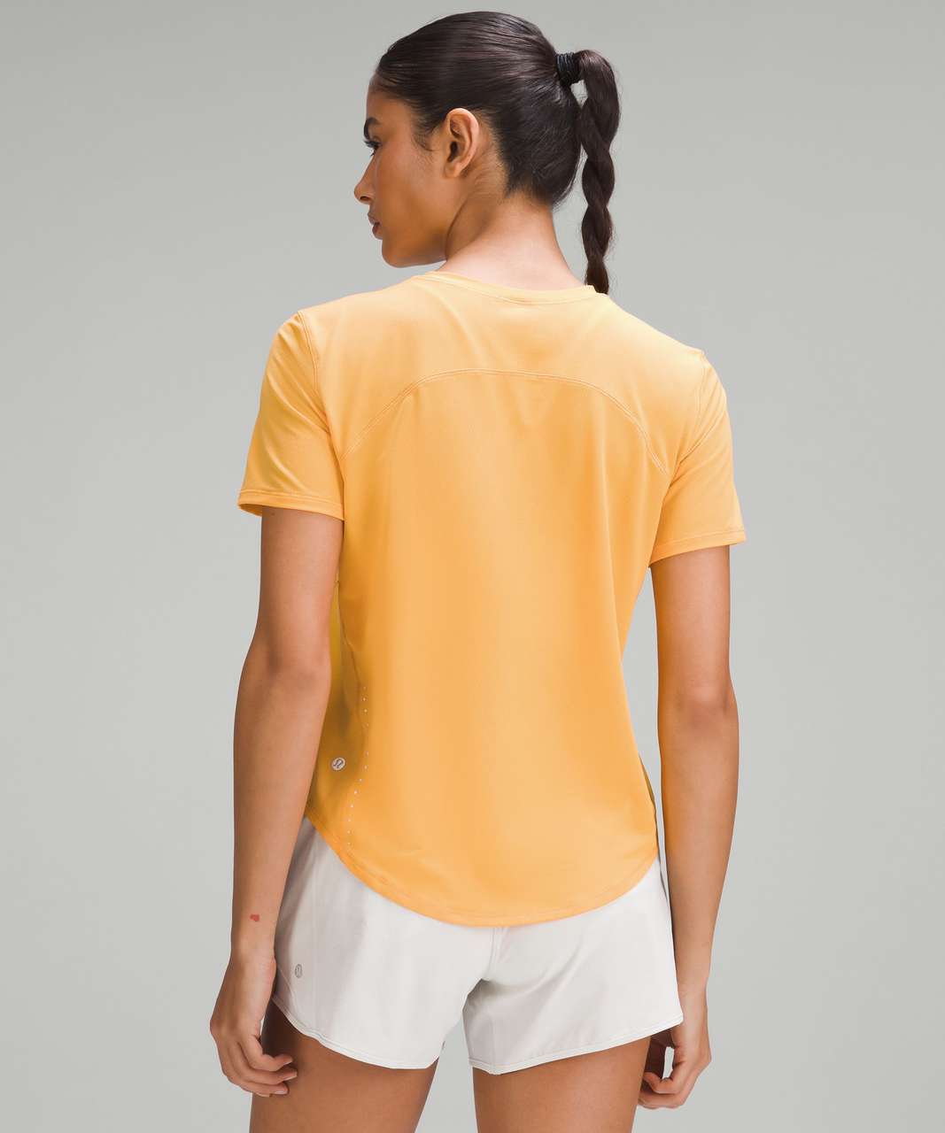 Lululemon High-Neck Running and Training T-Shirt - Mango Dream