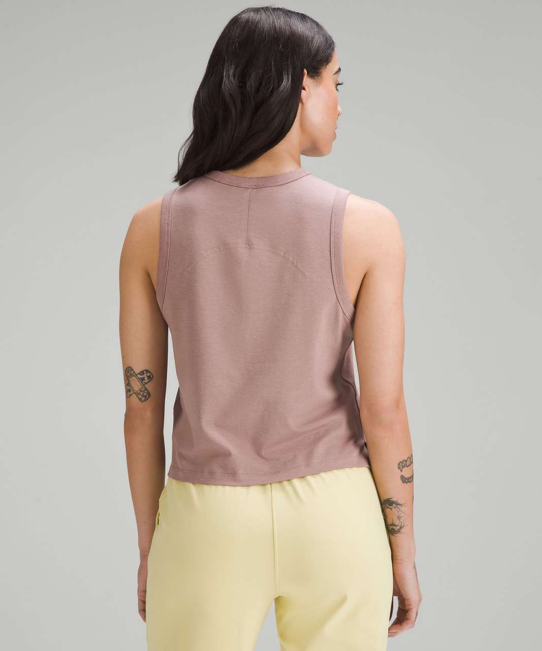 Lululemon Classic-Fit Cotton-Blend Tank Top - Twilight Rose - lulu