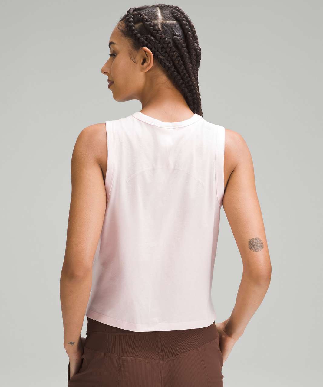 Lululemon Classic-Fit Cotton-Blend Tank Top - Flush Pink