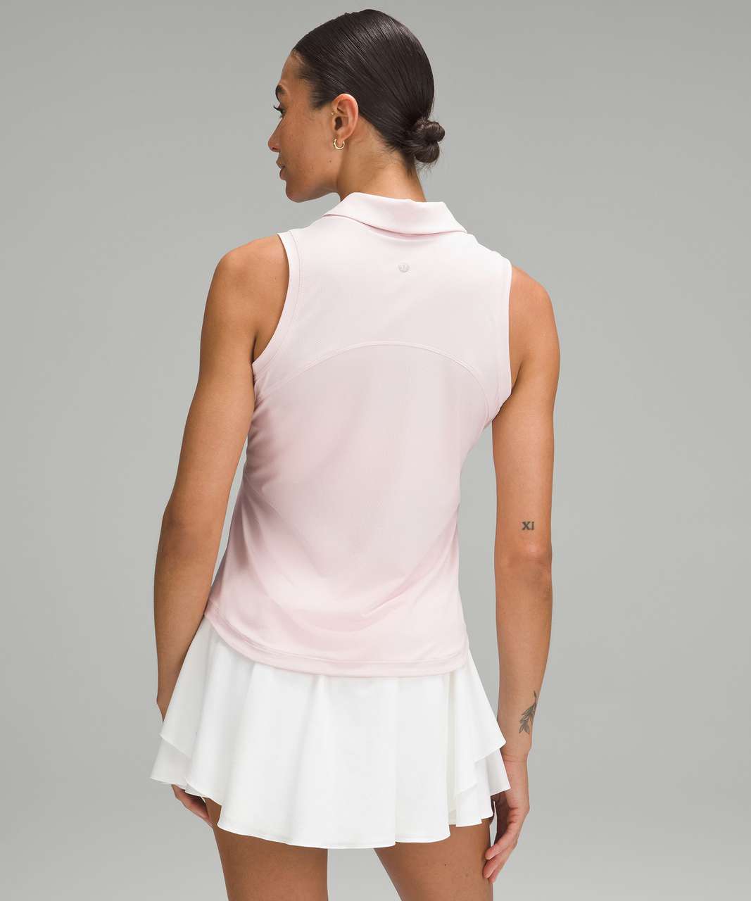 Lululemon Quick-Dry Sleeveless Polo Shirt - Flush Pink