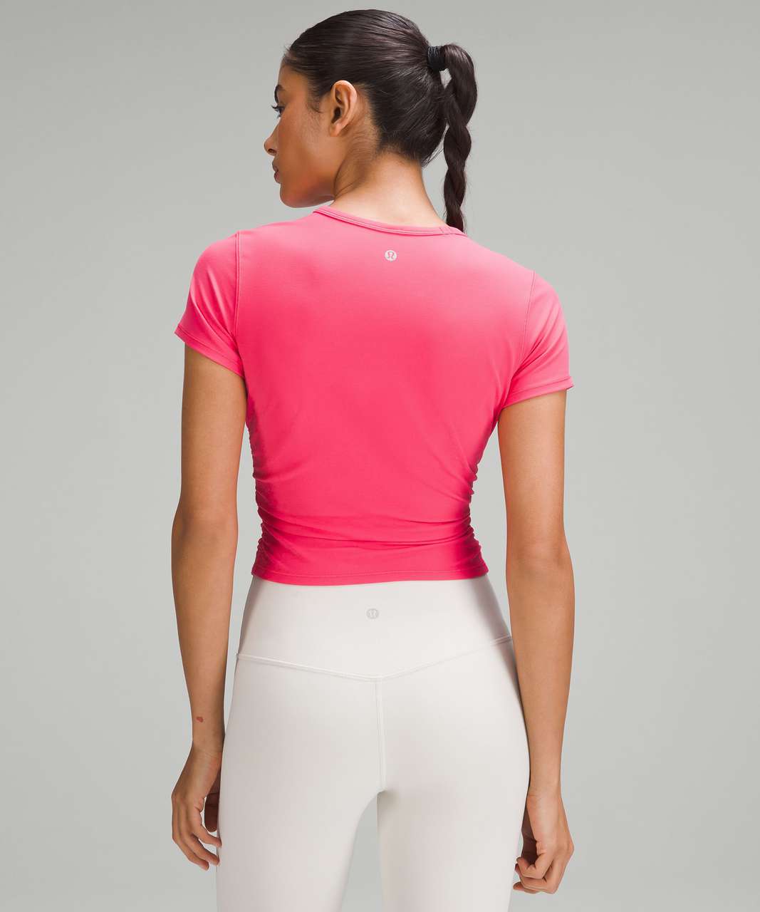 Lululemon Swiftly Tech Short Sleeve Crew - Lip Gloss / Lip Gloss - lulu  fanatics