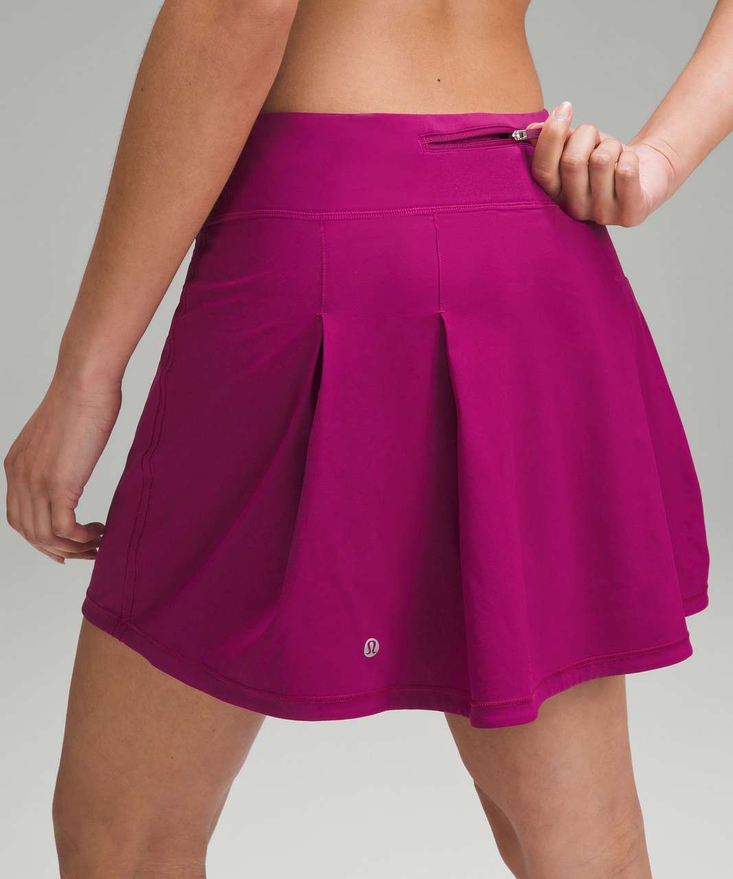 Lululemon Pace Rival Mid-Rise Skirt *Extra Long - Magenta Purple