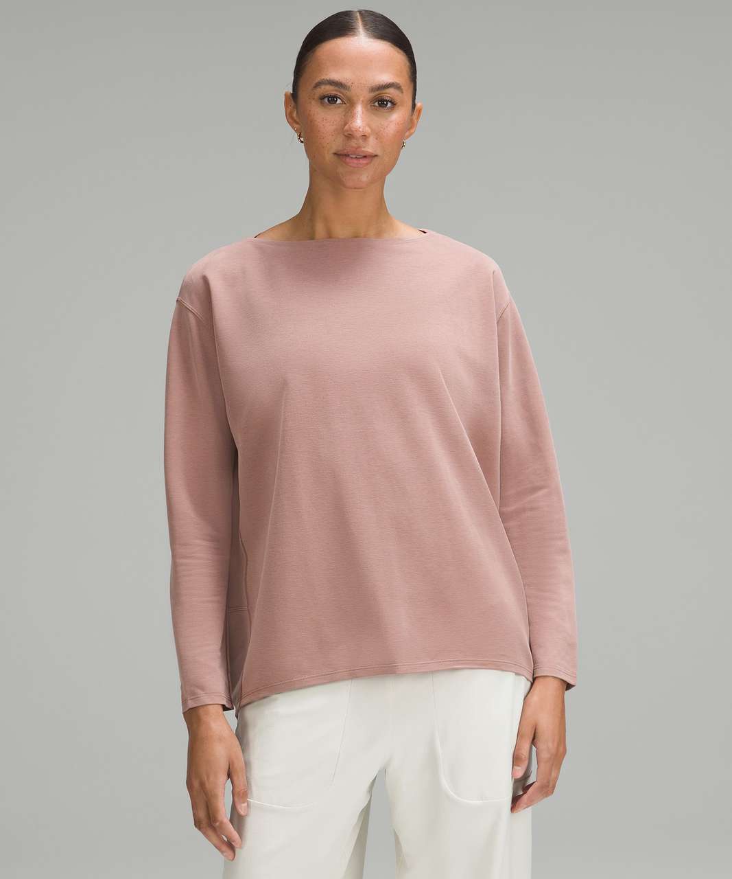 Lululemon Back in Action Long-Sleeve Shirt *Pique - Twilight Rose