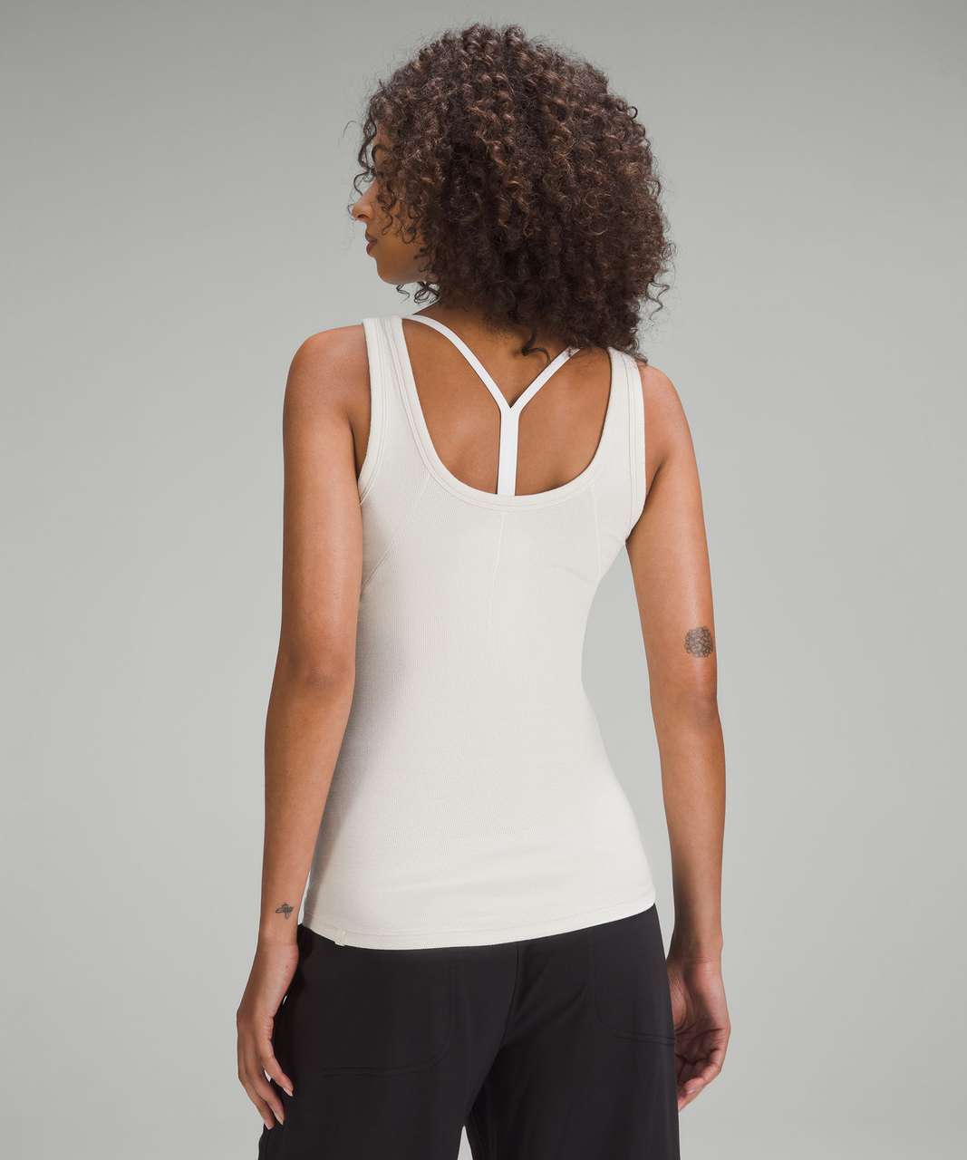 Lululemon Hold Tight Scoop Neck Tank Top - Bone