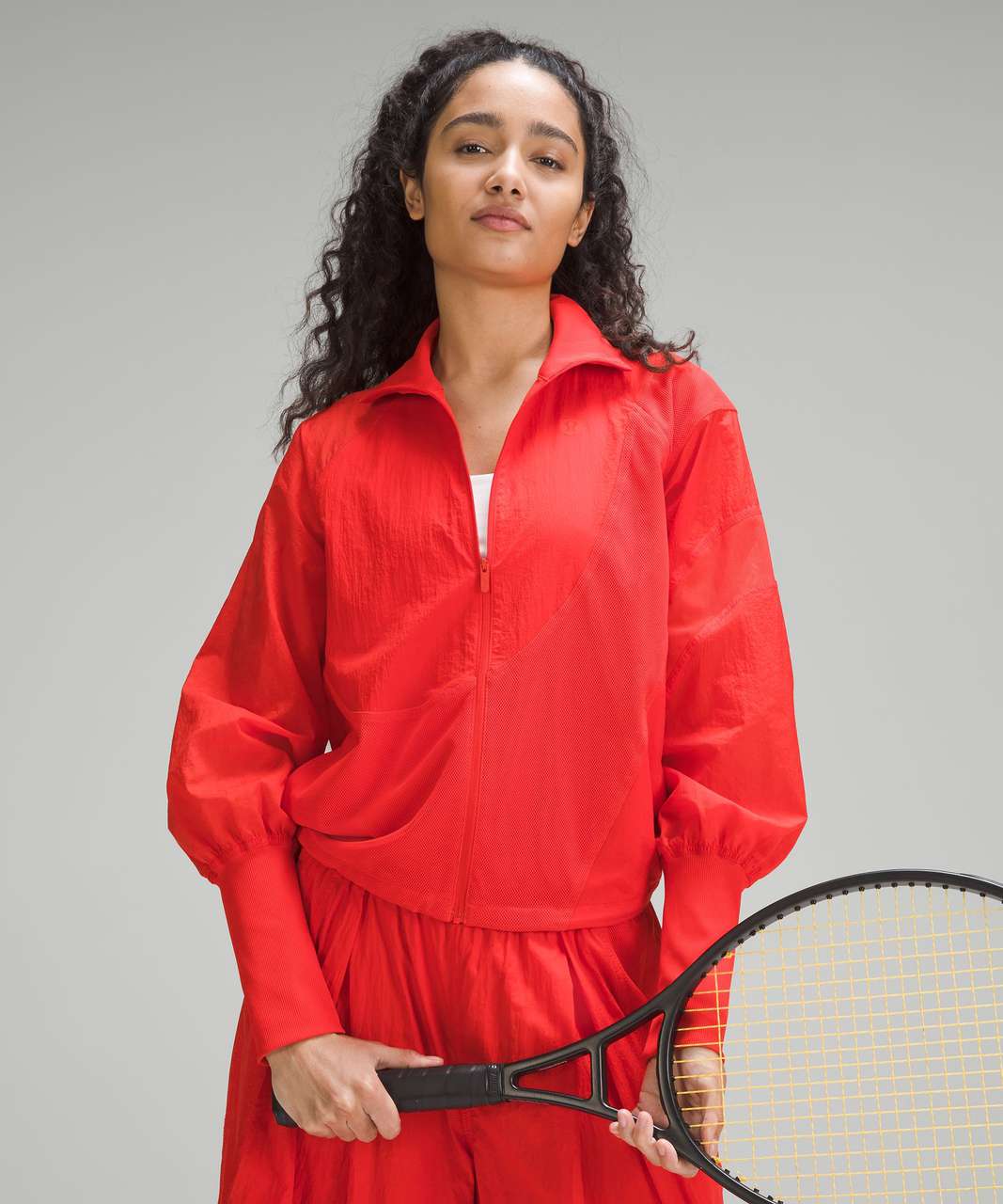 Lululemon Lightweight Tennis Full-Zip Track Jacket - Hot Heat