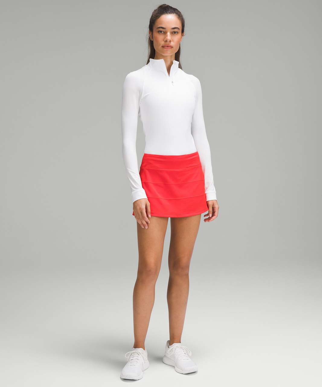 Lululemon Nulux Half-Zip Golf Long-Sleeve Shirt - White