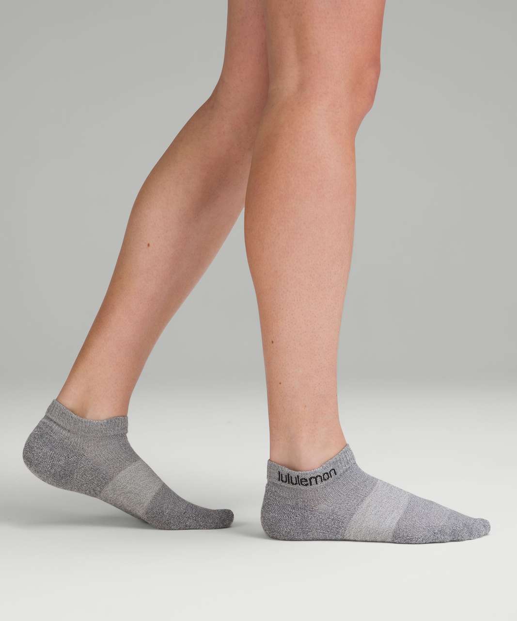 Lululemon Womens Daily Stride Comfort Ankle Sock *3 Pack - White / Heather Grey / Black