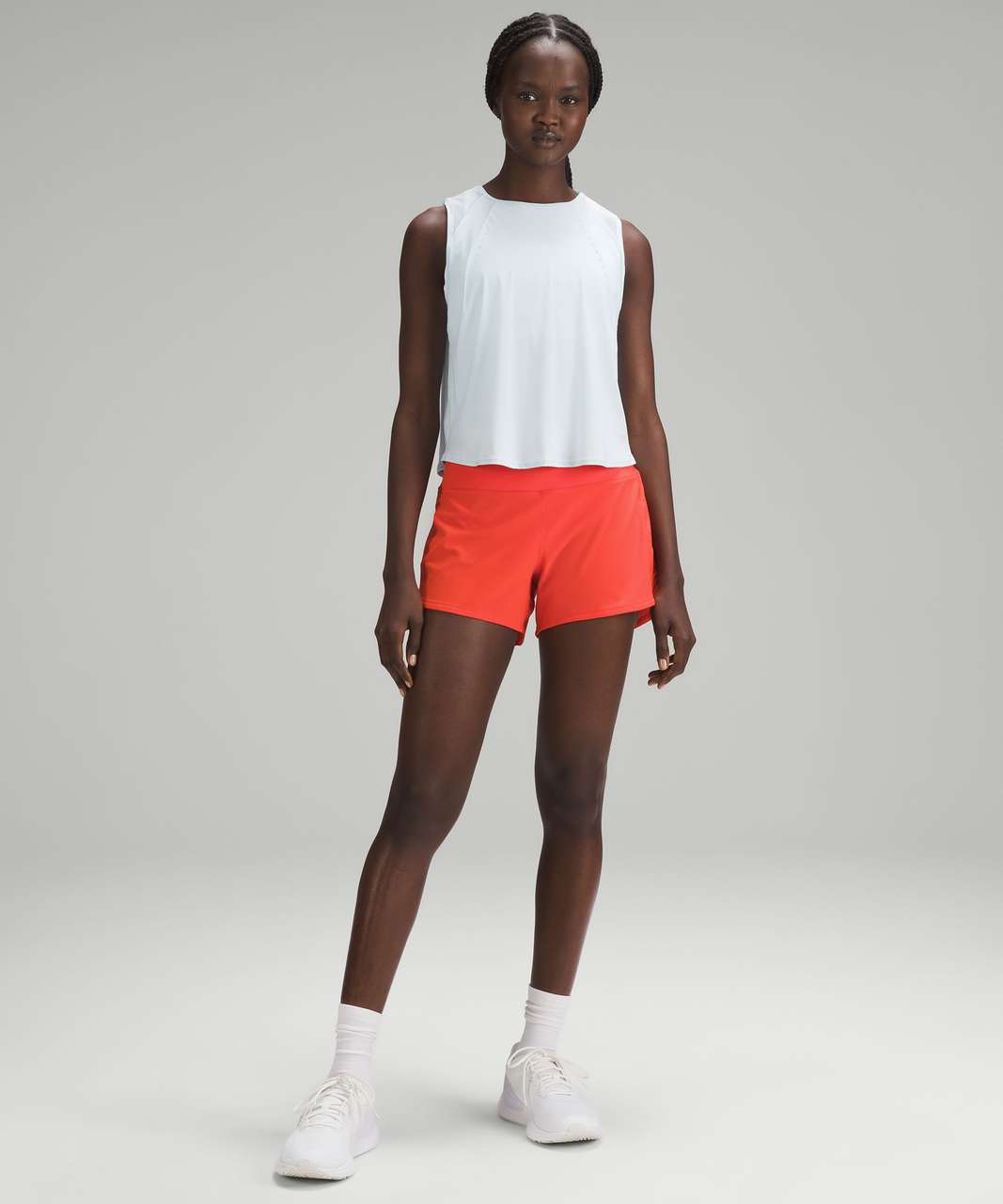 Lululemon Speed Up High-Rise Lined Short 4" - Solar Orange