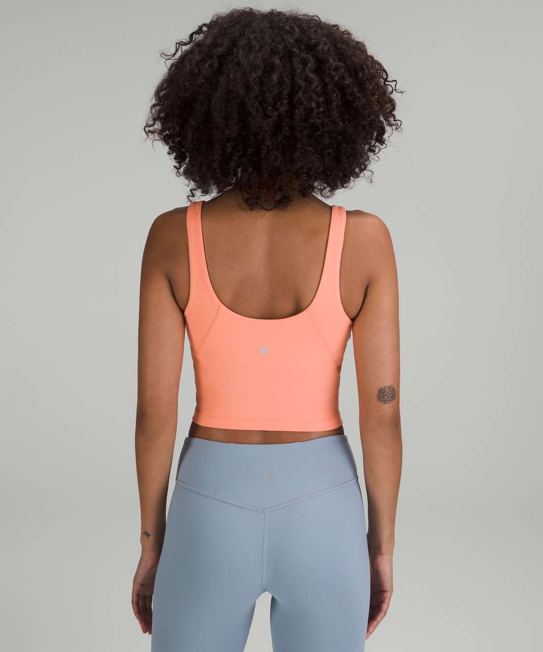 Lululemon Athletic Sculpt Cropped Tank Top Sunny Coral NWT Women's Size 8